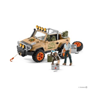 Schleich POJAZD TERENOWY Z WYCIĄGARKĄ (Schleich 42410)