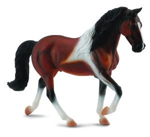 COLLECTA 88450 OGIER TENNESSEE WALKING HORSE SROKATY XL / TENNESSEE WALKING HORSE STALLION BAY PINTO