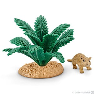 Schleich MYSZOSKOCZEK Z KRYJÓWKĄ (Schleich 42323)