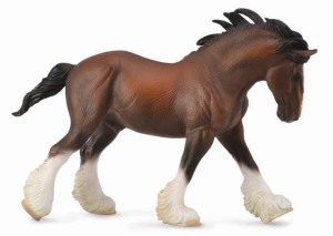 COLLECTA 88621 OGIER CLYDESDALE GNIADY XL / CLYDESDALE STALLION BAY