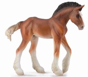 COLLECTA 88625 ŹREBIĘ CLYDESDALE GNIADE M / CLYDESDALE FOAL BAY