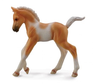 COLLECTA 88668 ŹREBIĘ SROKATE PALOMINO IDĄCE M / PINTO FOAL WALKING PALOMINO