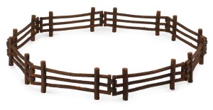 COLLECTA 89463 ZESTAW OGRODZENIE PASTWISKA BRĄZOWE Z BALI