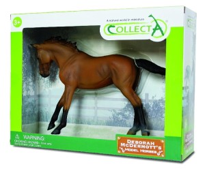 COLLECTA 89578 KLACZ PEŁNEJ KRWI ANGIELSKIEJ GNIADA DELUXE SKALA 1:12 W OPAKOWANIU / THOROUGHBRED MARE BAY