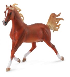 COLLECTA 89461 OGIER CZYSTEJ KRWI ARABSKIEJ KASZTANOWATY 1:12 DELUXE W PUDEŁKU / ARABIAN STALLION CHETSNUT