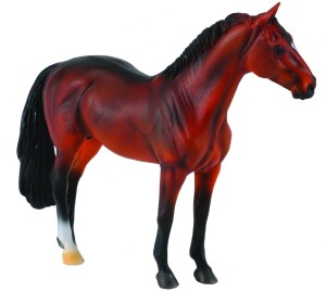 COLLECTA 88431 OGIER HANOWERSKI GNIADY XL / BAY HANOVERIAN STALLION