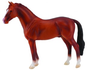 COLLECTA 88432 OGIER HANOWERSKI KASZTANOWATY XL / CHESTNUT HANOVERIAN STALLION