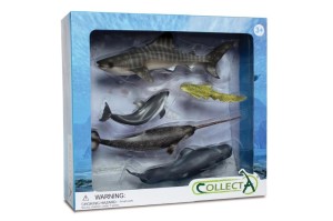 COLLECTA 89671 ZWIERZĘTA MORSKIE 5 SZTUK WINDOWBOX