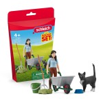 Schleich Zestaw do sprzątania i pielęgnacji Horse Club (Schleich 42747)
